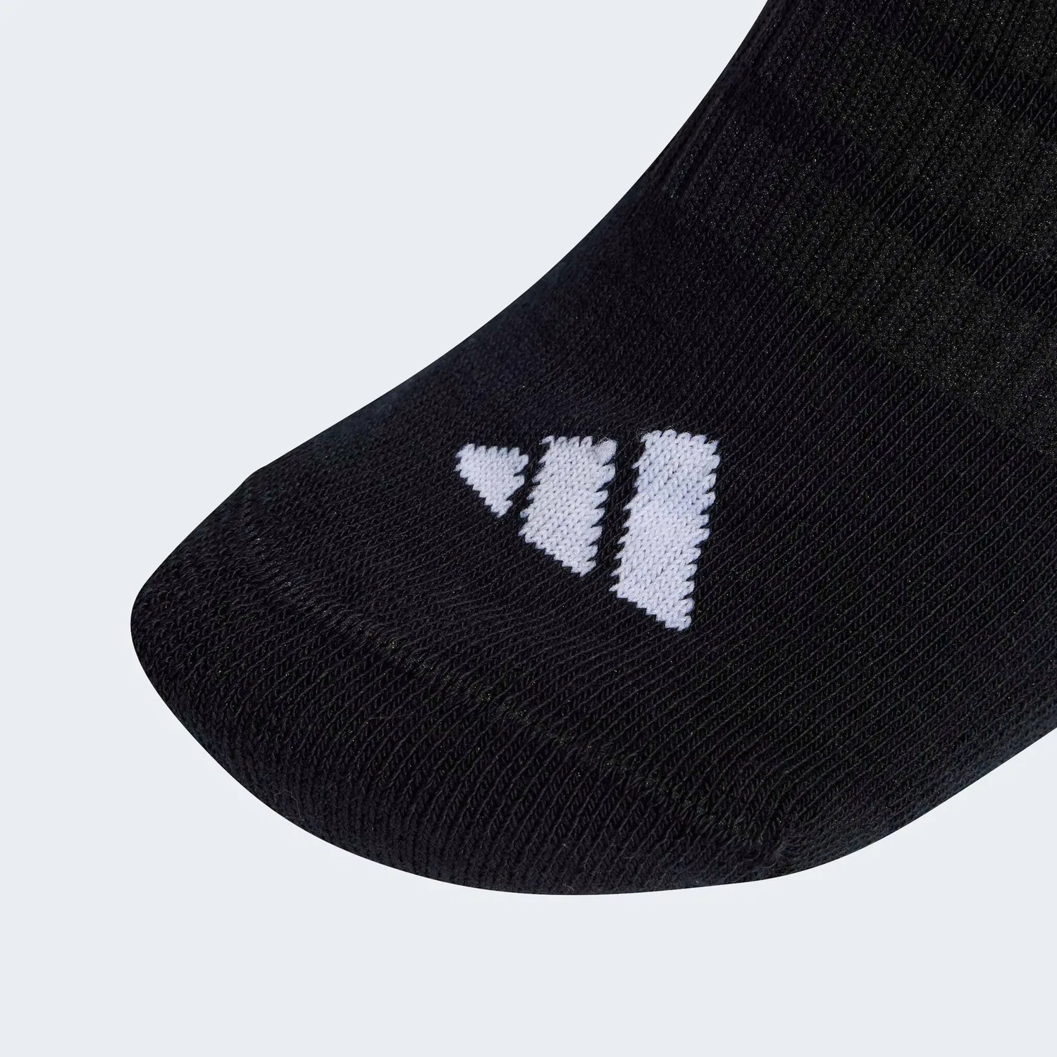 Женские низкие носки с амортизацией Adidas Performance, Black/Black/White — фото 3