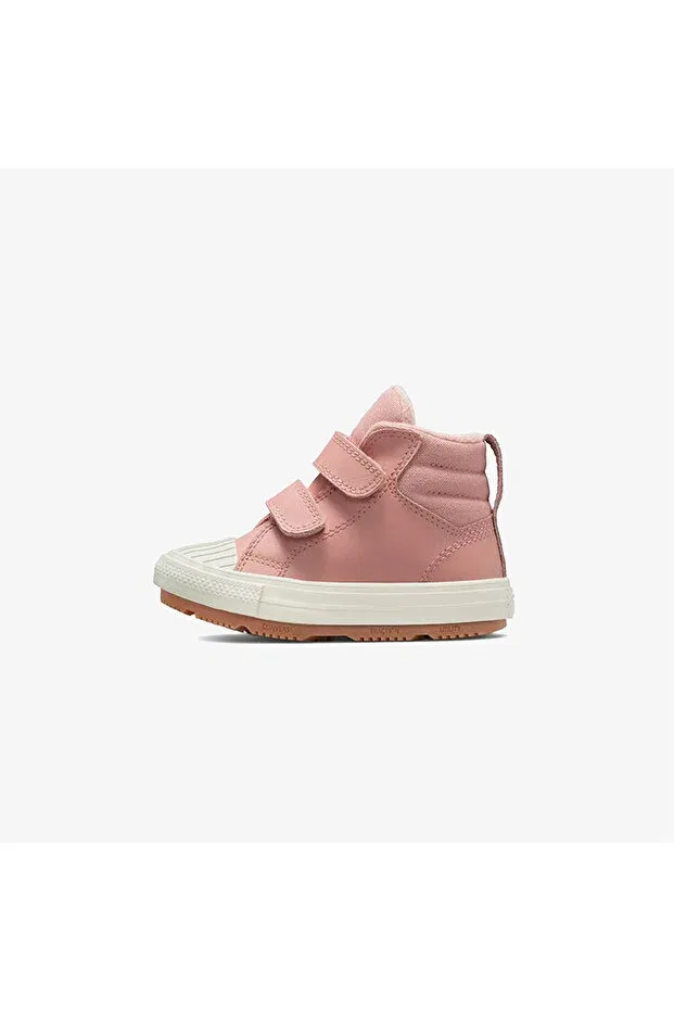 Детские ботинки для девочек на плоской подошве Converse, Pink — фото 2