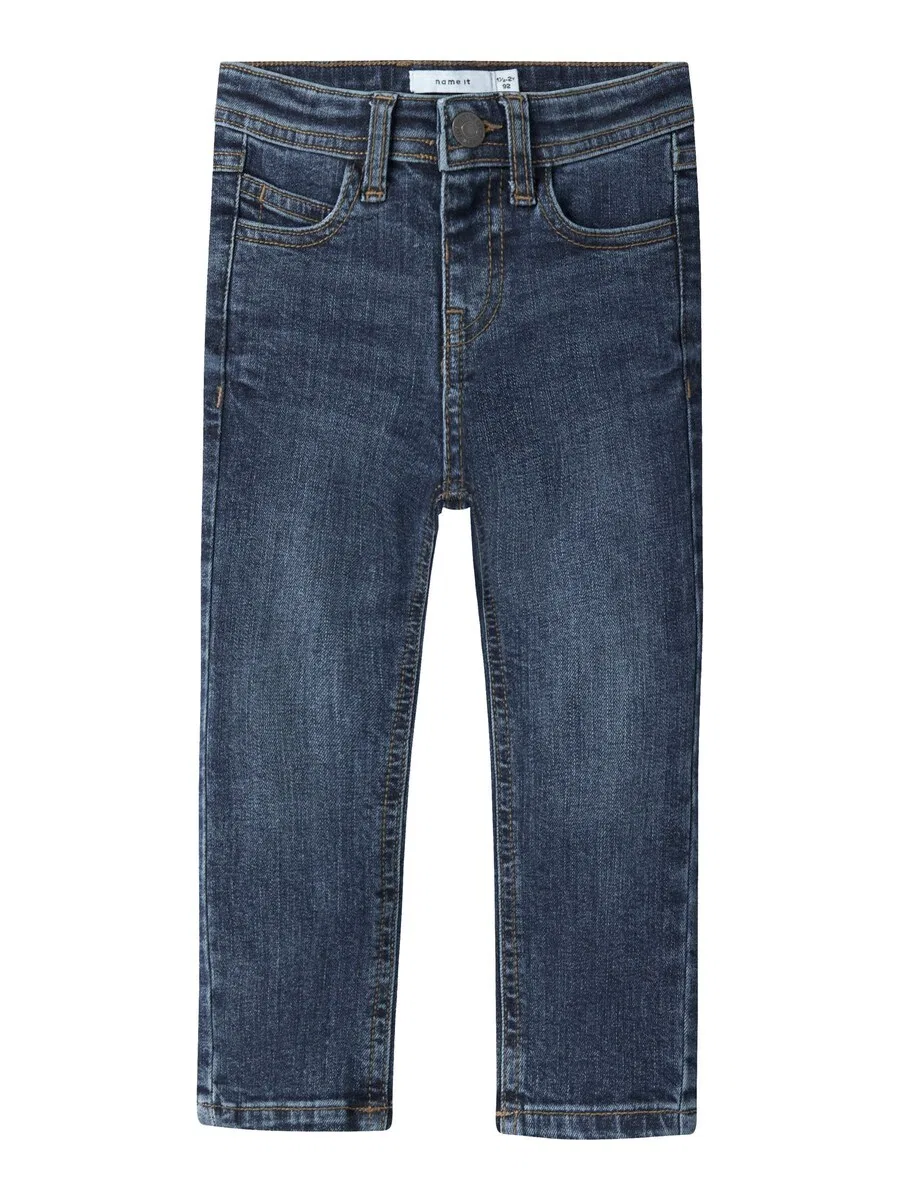 Джинсы NAME IT Slim fit 'NMMSILAS' темно-синего цвета