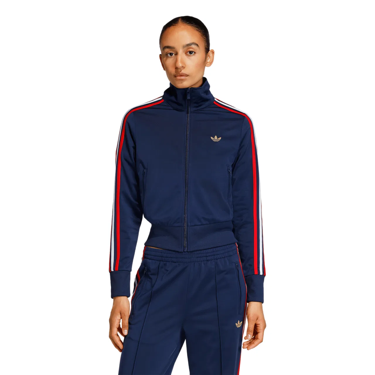 Женская куртка Firebird Classic Track Top Adidas, цвет Night Indigo/Better Scarlet/White
