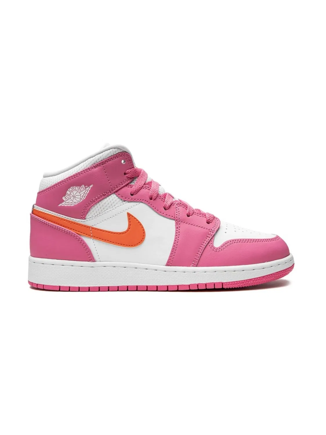 Jordan Кроссовки 1 Mid розовые — фото 3