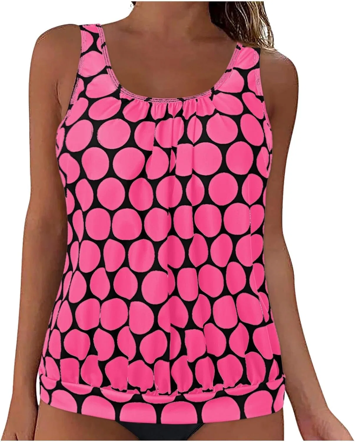 Женский танкини с шортами Tummy Control, Pink