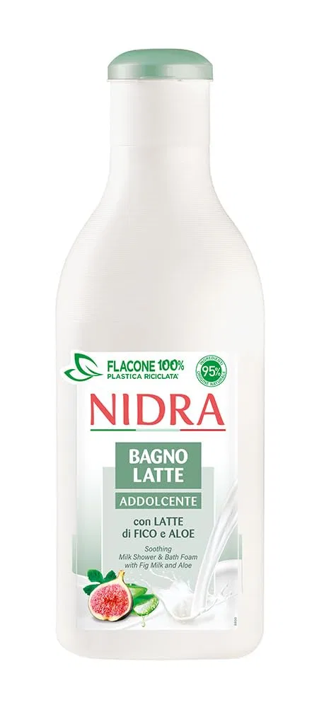 Гель для душа Nidra Bagnolatte Addolcente с молоком инжира и алоэ, 4 x 750 мл, Beni Culinari — фото 2