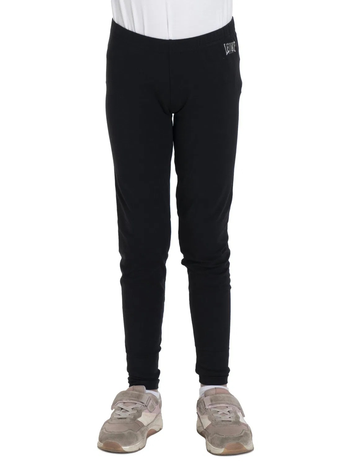 Детские леггинсы из стрейч-хлопка Basic-Leggings fur Madchen Leone 1947 Apparel, Schwarz