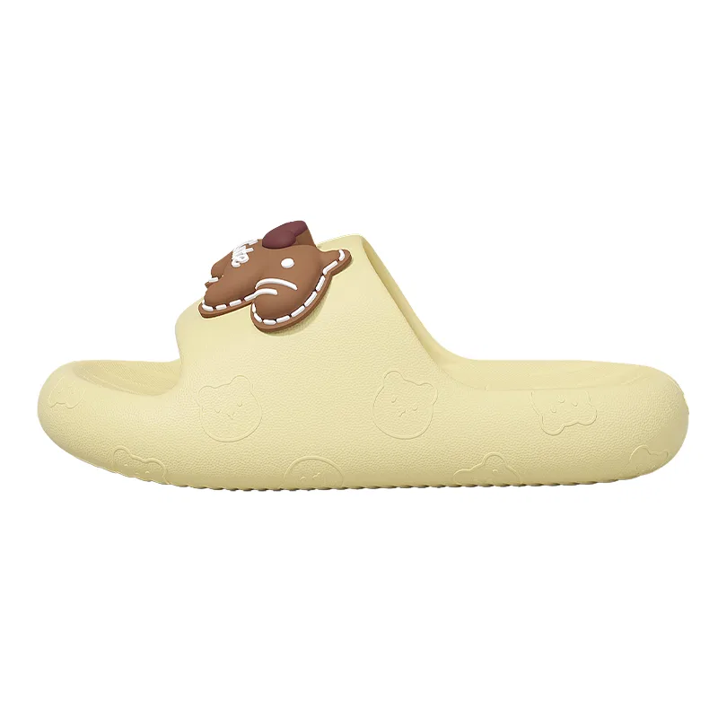 Детские летние домашние тапочки с мультяшным дизайном Hodo Home Summer Slippers, Yellow Pony