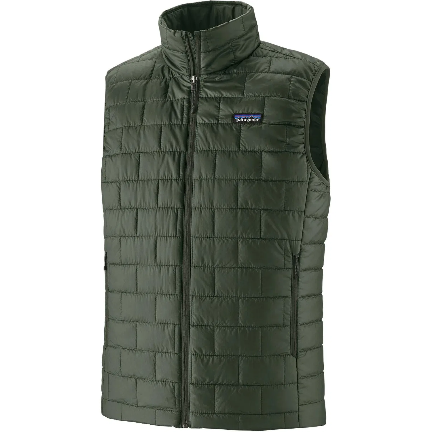 Мужской жилет стеганый Nano Puff Patagonia, Virgin Forest Green/OLGG