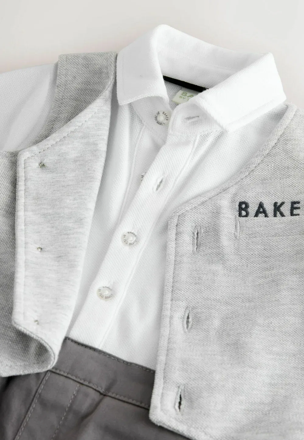 Комплект - жилет Baker By Ted Baker, Grey — фото 3