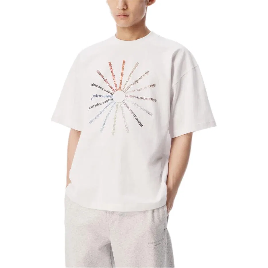 Футболка с круглым вырезом, белая, Alexander Wang, Vintage White — фото 4