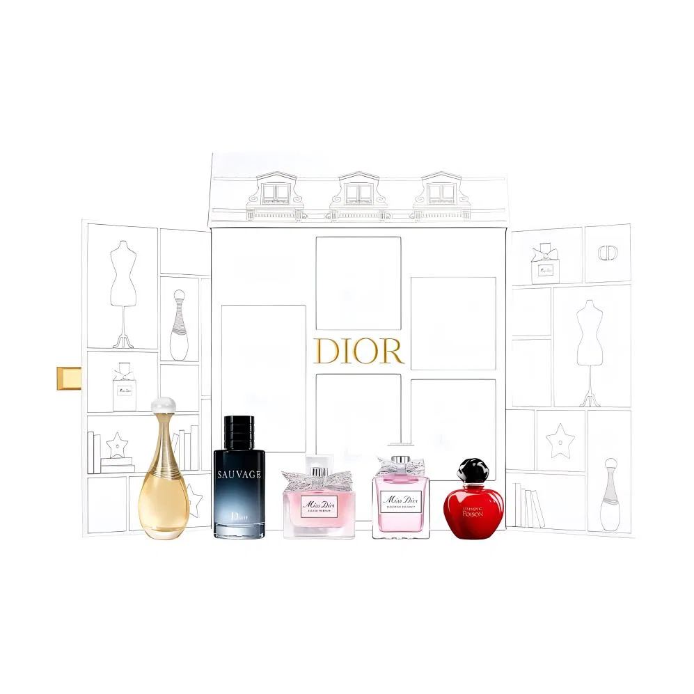 Женский набор пробников парфюма Montaigne, 5мл+5мл+5мл+10мл+5мл, DIOR, Montblanc