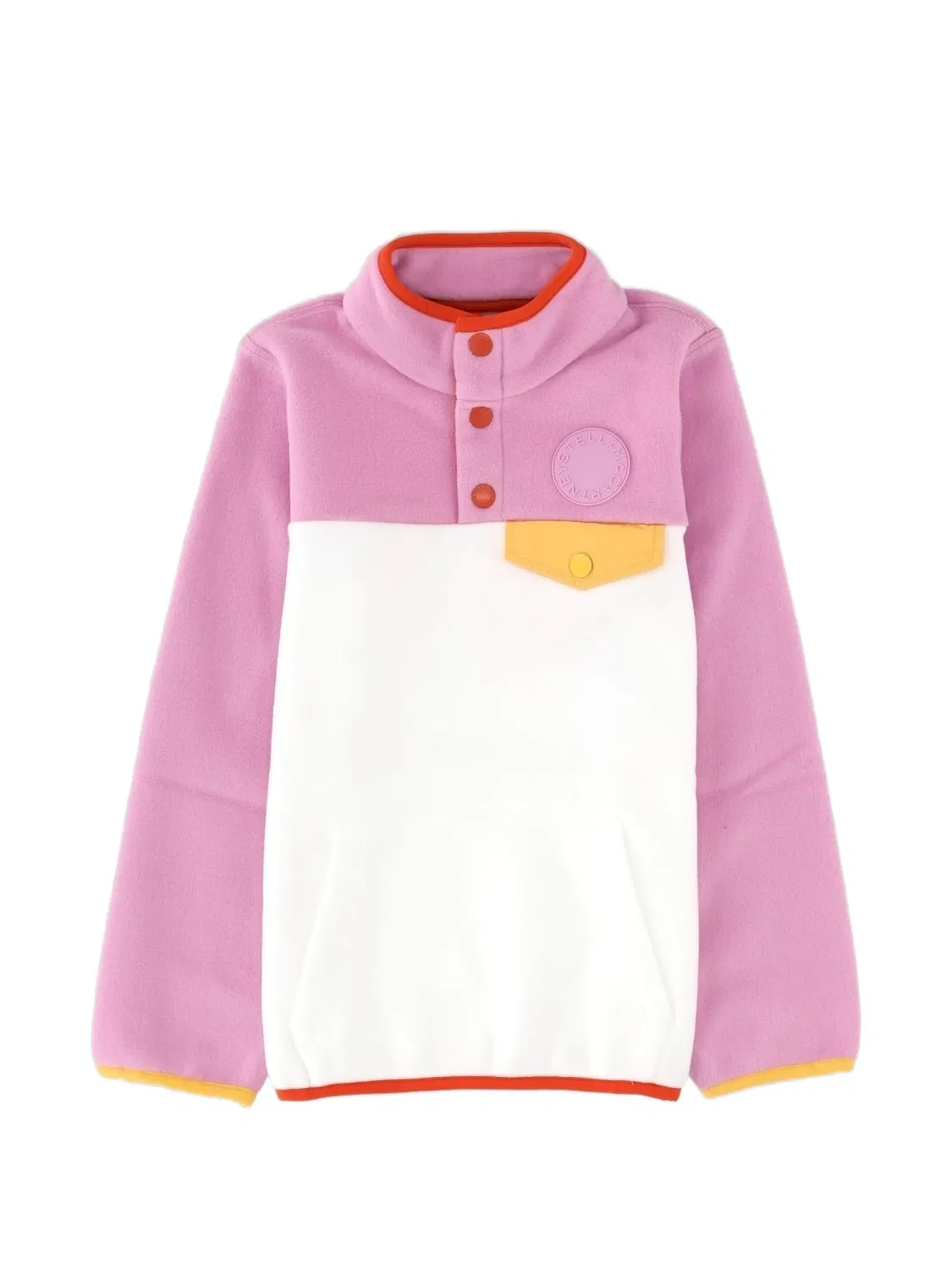 Stella McCartney Флисовое худи розовый