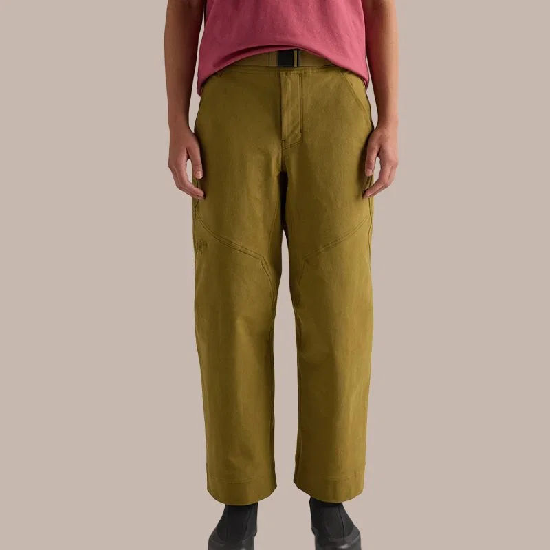 Женские брюки свободного кроя с широкими штанинами Casual Pants Arcteryx, Driftwood White/Sea Salt — фото 4