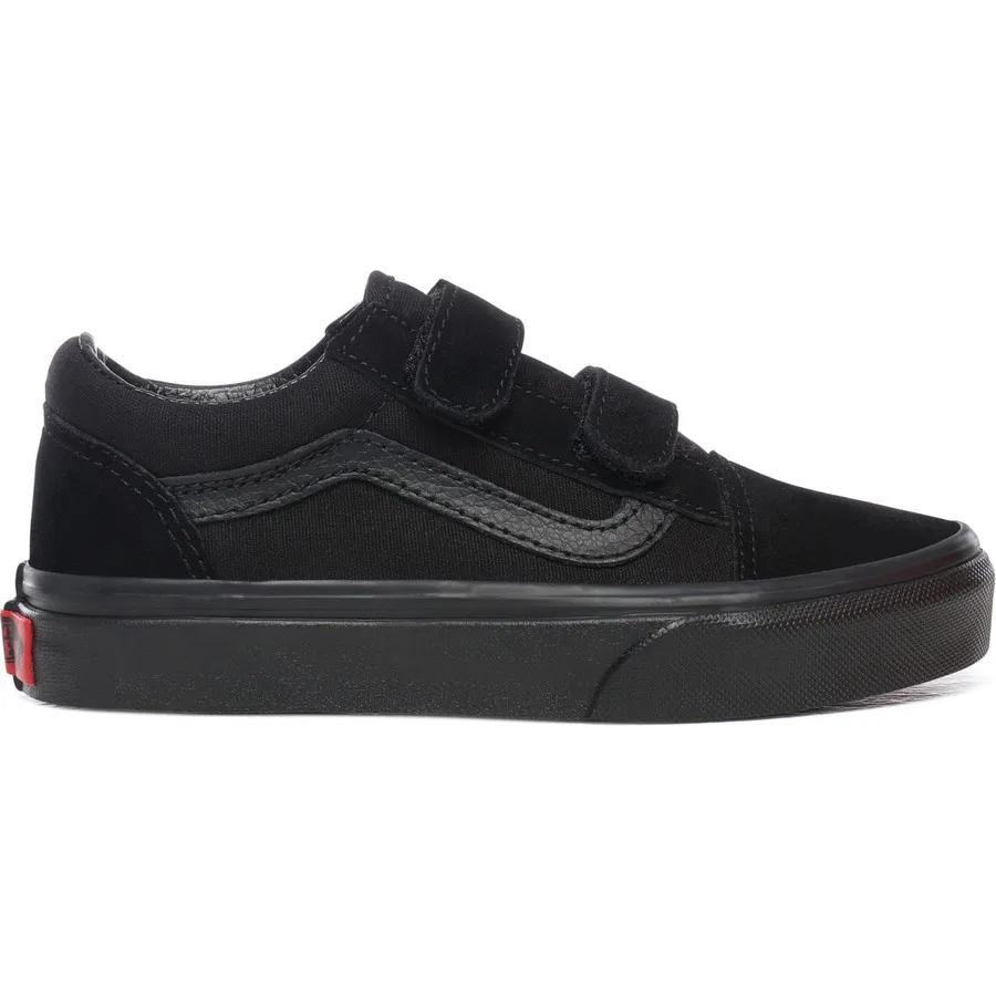 Детские кроссовки из замши Old Skool V Vans, Черный