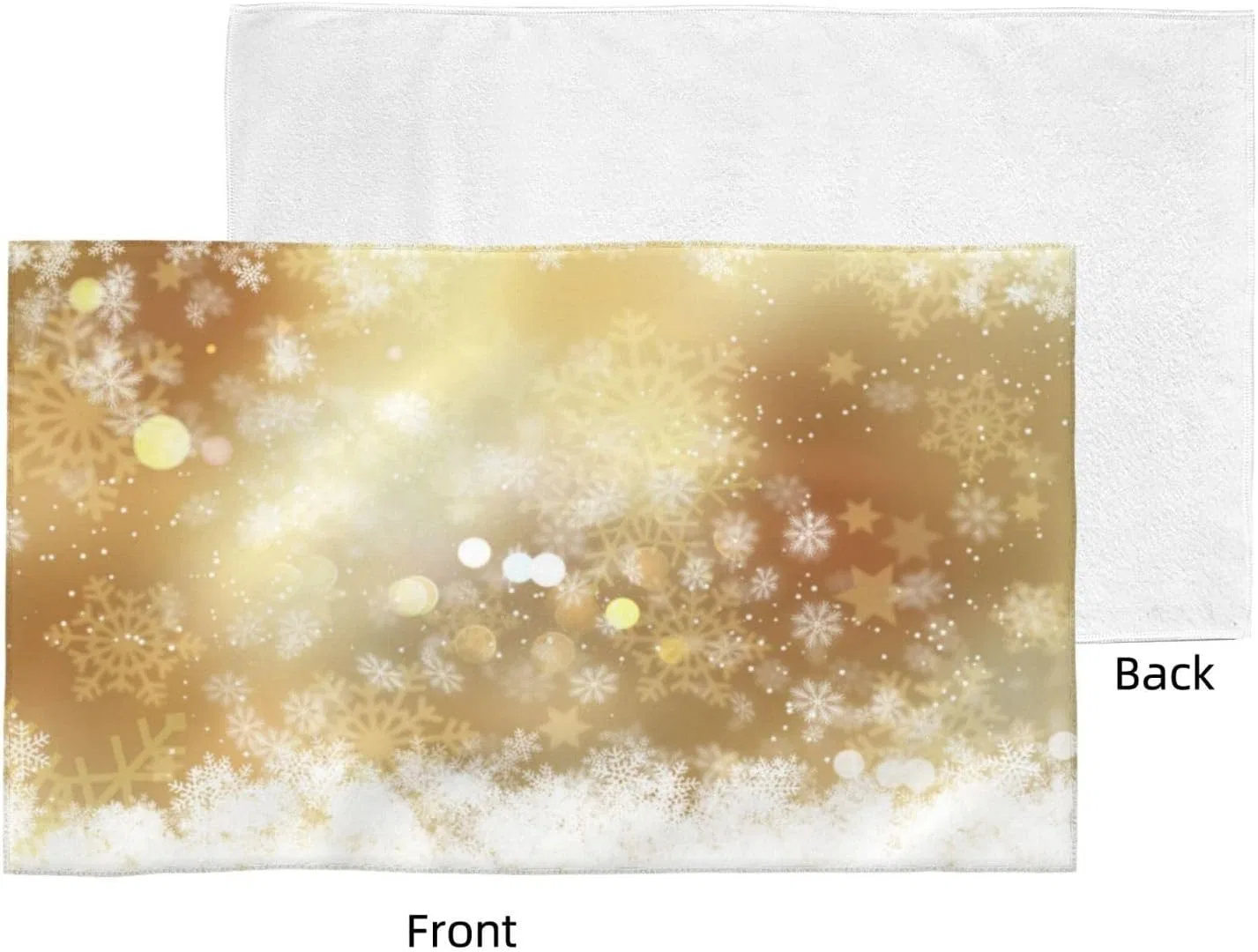 Махровая салфетка Microfiber BONDIJ 1шт 40x70см, Black — фото 3