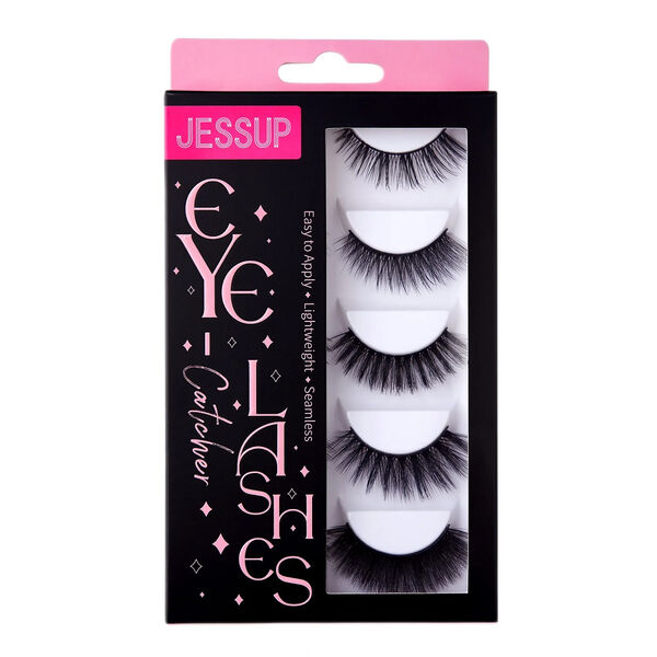 

Накладные ресницы на полоске, 5 пар/1 упаковка. Jessup False eyelashes