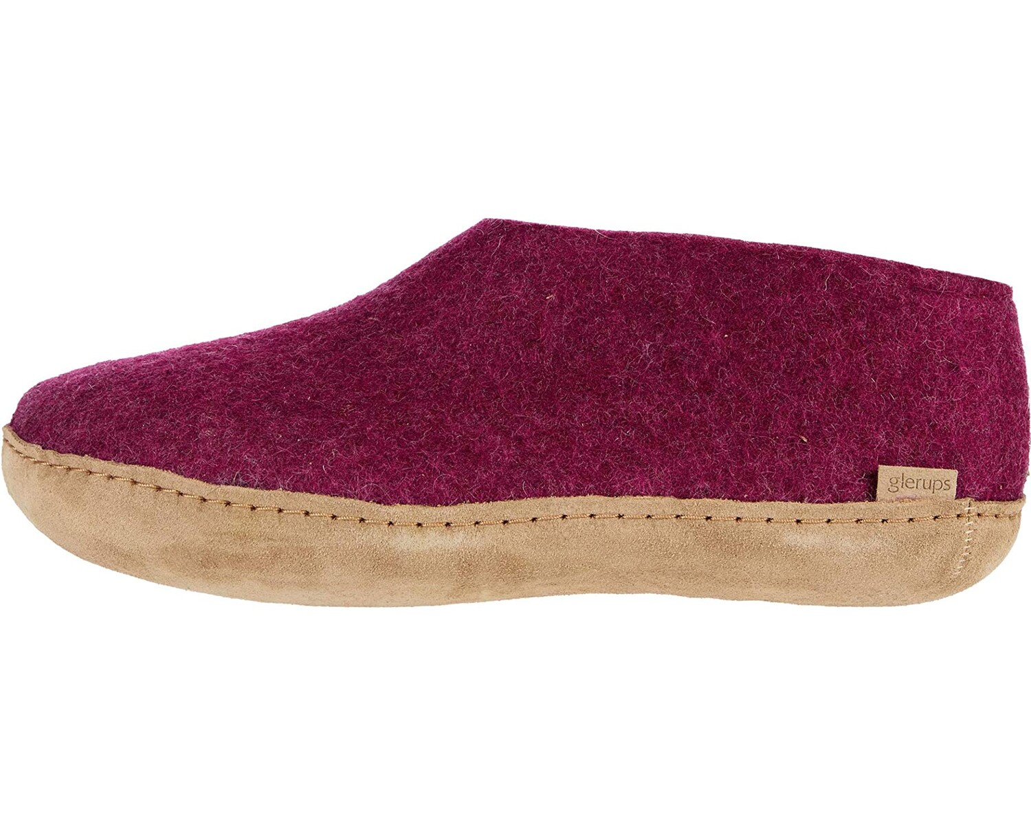 

Слипперы Wool Shoe Leather Outsole Glerups, клюква