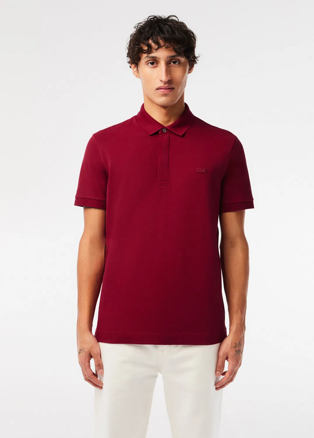 Футболка-поло Lacoste Paris Regular Fit, BORDO-476