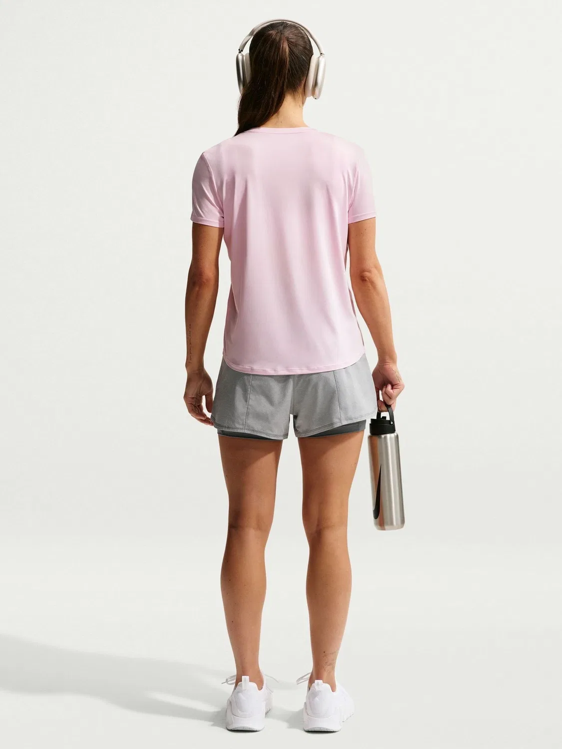 Футболка Nike One Classic Dri-FIT с коротким рукавом, Pink Foam — фото 2