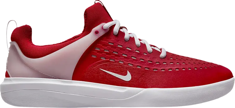 

Кроссовки Nike Zoom Nyjah 3 SB 'University Red White', красный, Красный;коричневый, Кроссовки Nike Zoom Nyjah 3 SB 'University Red White', красный