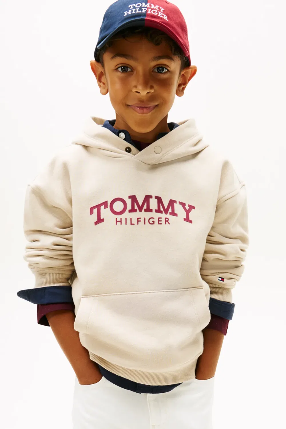 Худи с принтом Monotype Tommy Hilfiger, Sand