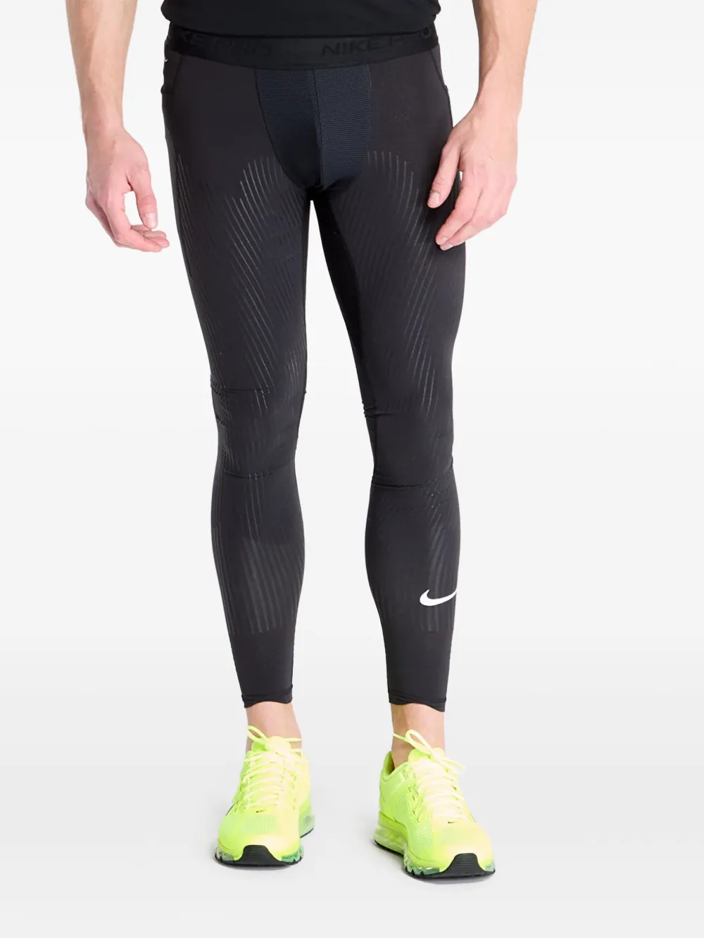 

Леггинсы Recovery с текстурированными вставками Nike, черный