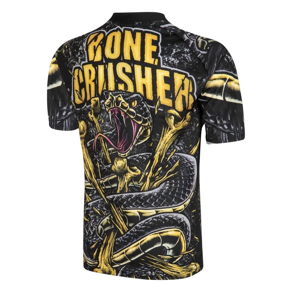 Детская термоактивная спортивная футболка с коротким рукавом BONE CRUSHER Extreme Hobby, Schwarz — фото 2