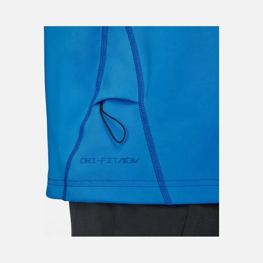 Футболка спортивная с коротким рукавом Dri-Fit Adv A.p.s. Fitness Training Nike, Синий — фото 3