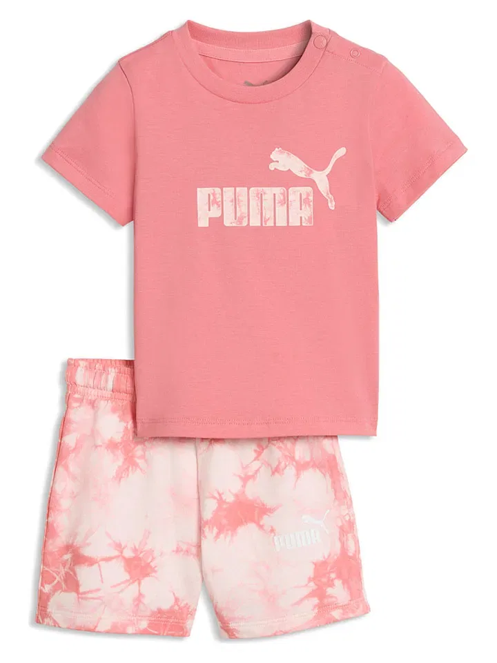 Комплект детский с принтом MINICATS ESS TIE-DYE Puma, розовый
