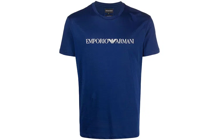 Мужская футболка с коротким рукавом Emporio Armani, Blue