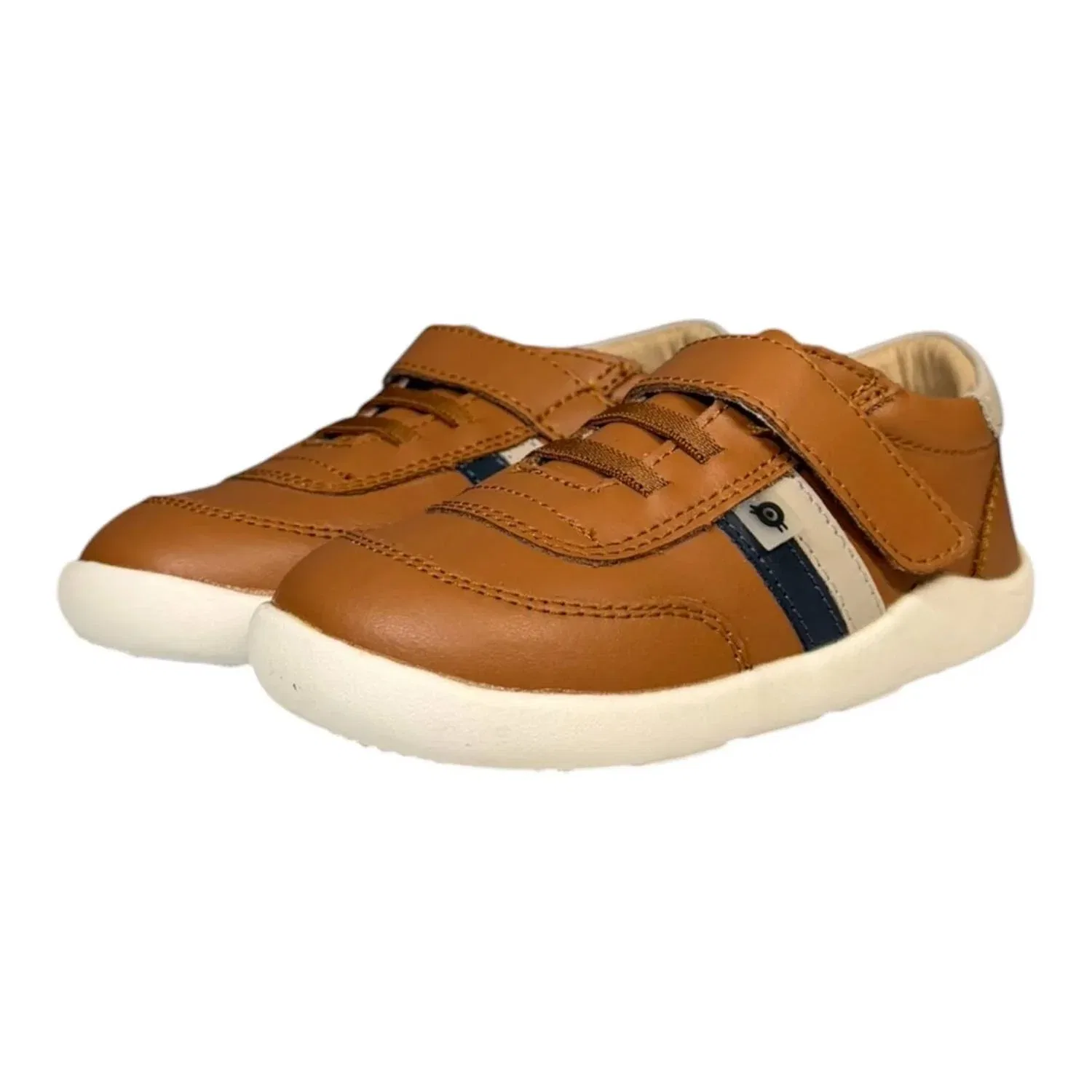 Детские кроссовки для мальчиков высокие с аппликацией Old Soles, Tan — фото 3