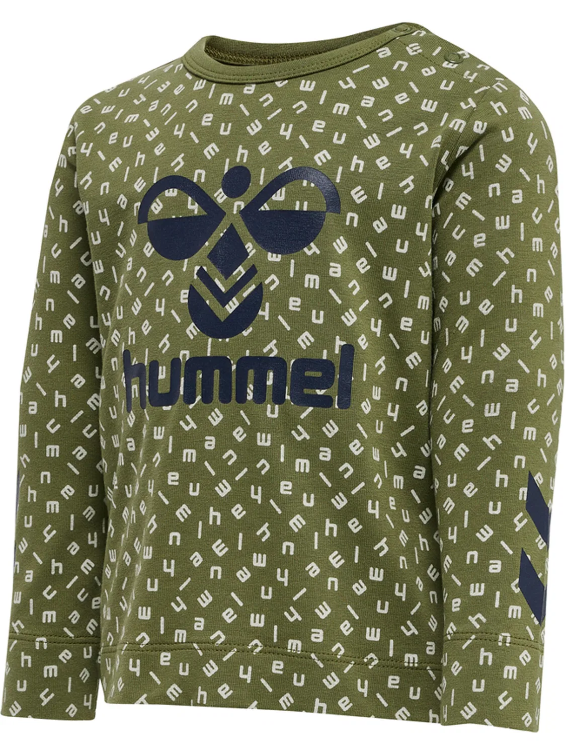 Детская футболка с длинным рукавом Hmlconnor Hummel, Grun Silbergrun — фото 4