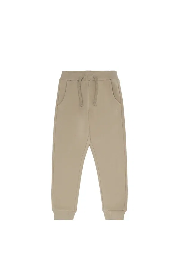 Комплект брюк хлопковый tracksuit bottoms Minymo green, зеленый — фото 3