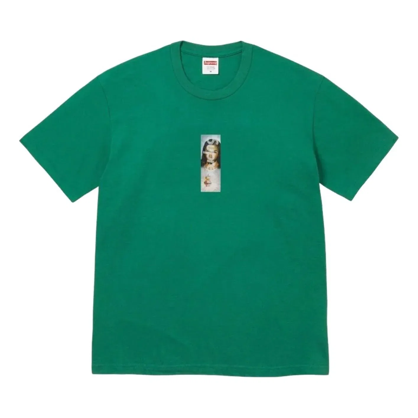 Мужская футболка FW26 Prayer Card Box Logo T-Shirt 'Light Pine' Supreme, Light Pine