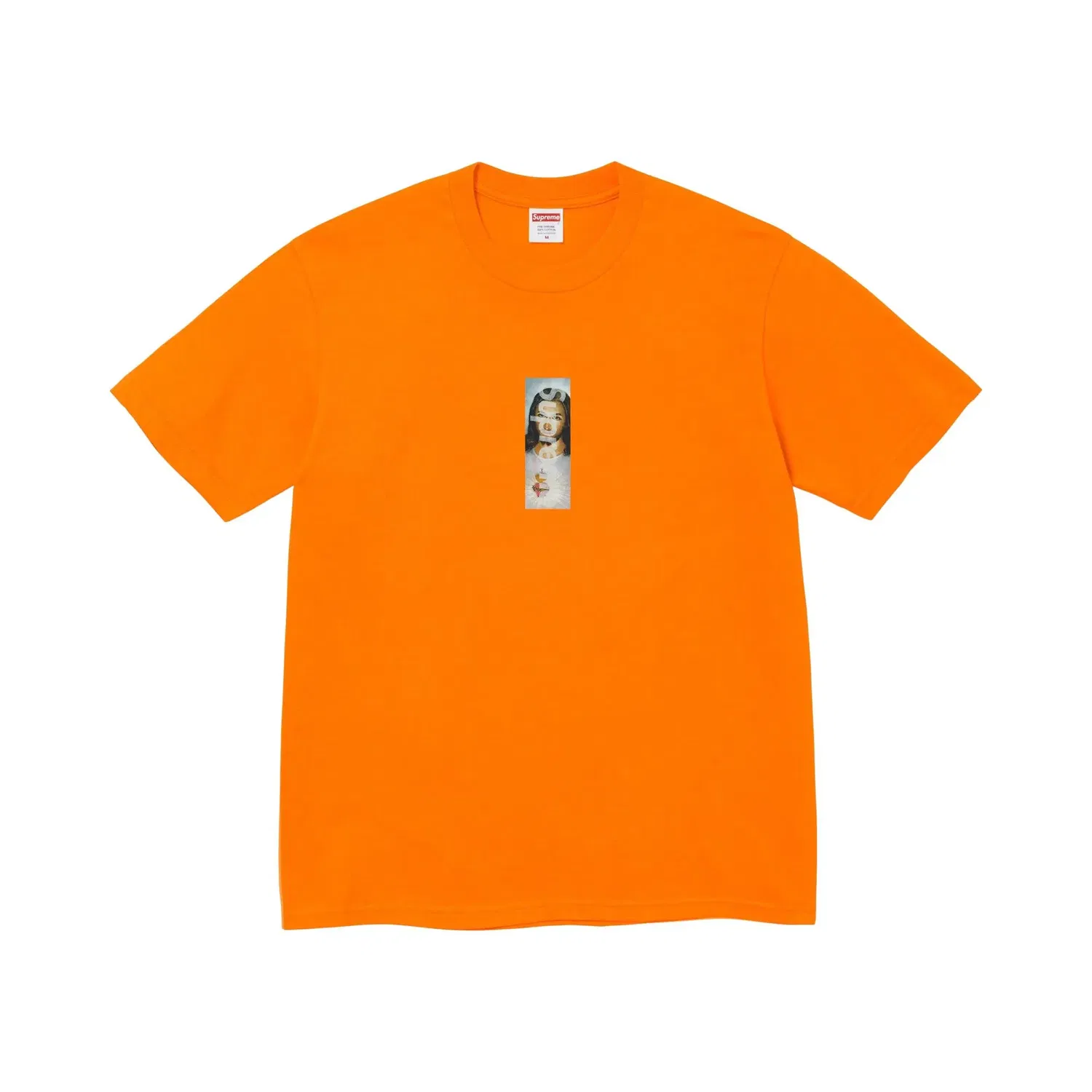 Футболка с принтом Prayer Card Box Logo Supreme, Orange