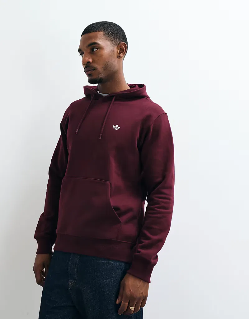 Худи Adidas Originals Essential, бордовый — фото 2