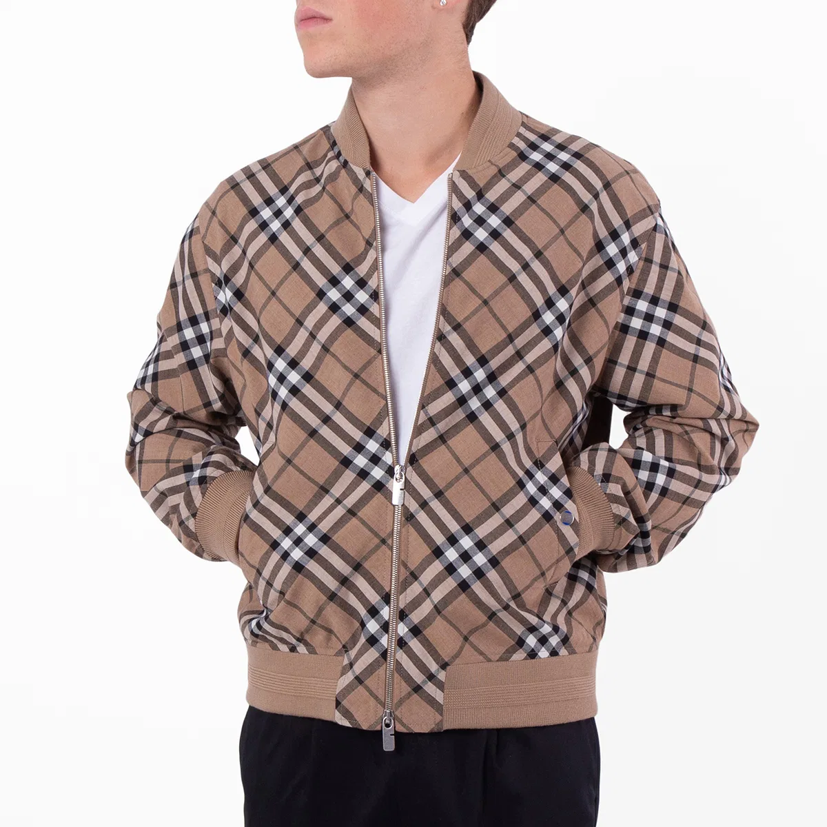 Куртка Burberry Ered Harrington Check Jacket, Linden Ip Check