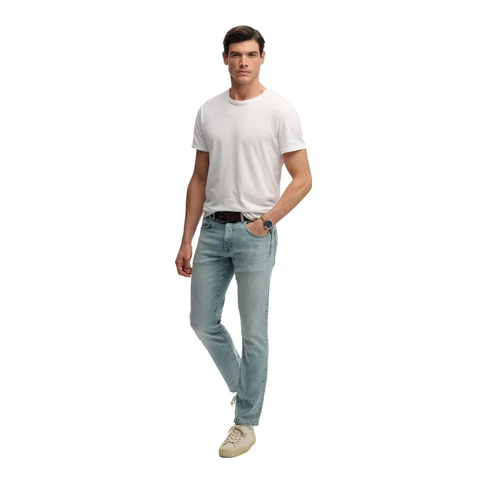 Джинсы прямого кроя Vintage Slim Straight Fit Superdry, синий — фото 4