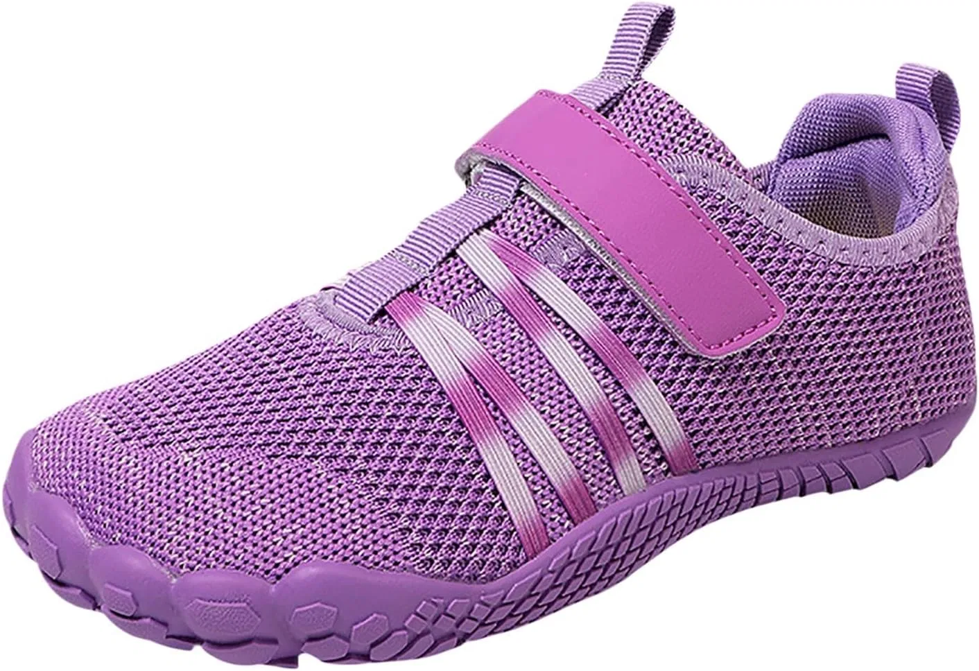Детские кроссовки для мальчиков с сеткой и твердой подошвой, Purple