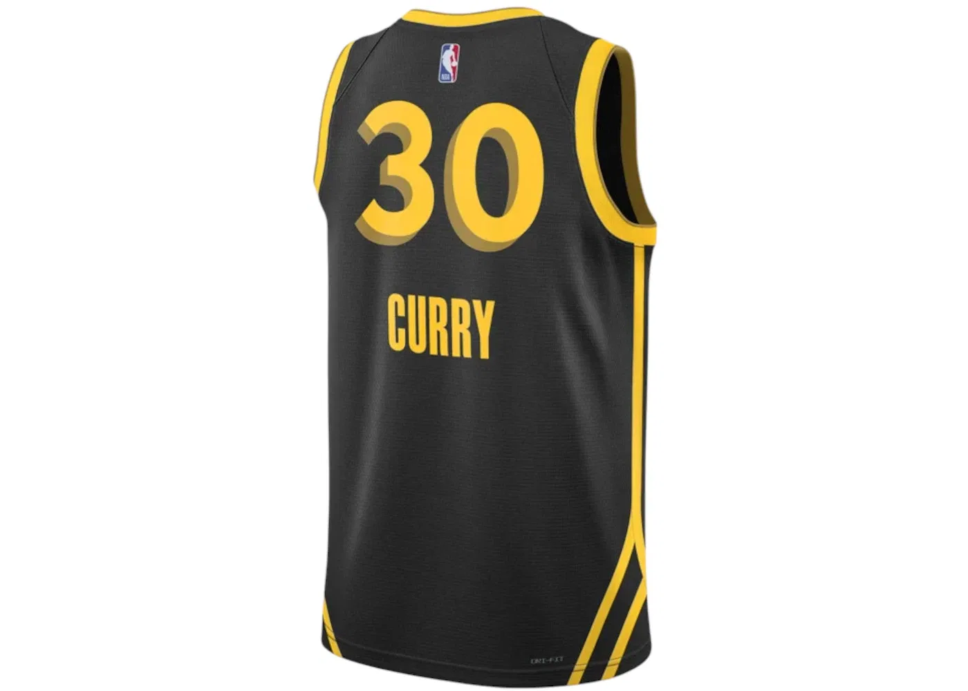 Мужская баскетбольная джерси Nike NBA Stephen Curry Golden State Warriors City Edition 2023/24, Black — фото 2