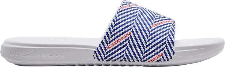 

Сандалии Under Armour Ansa Graphic Slide Herringbone Pattern, синий