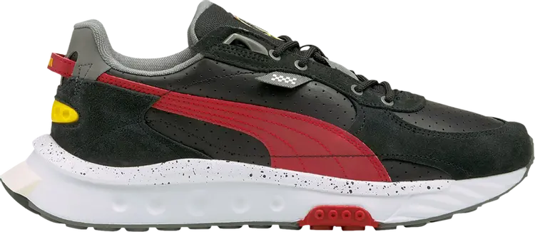 

Кроссовки Puma Scuderia Ferrari x Wild Rider Black Rosso Corsa, черный