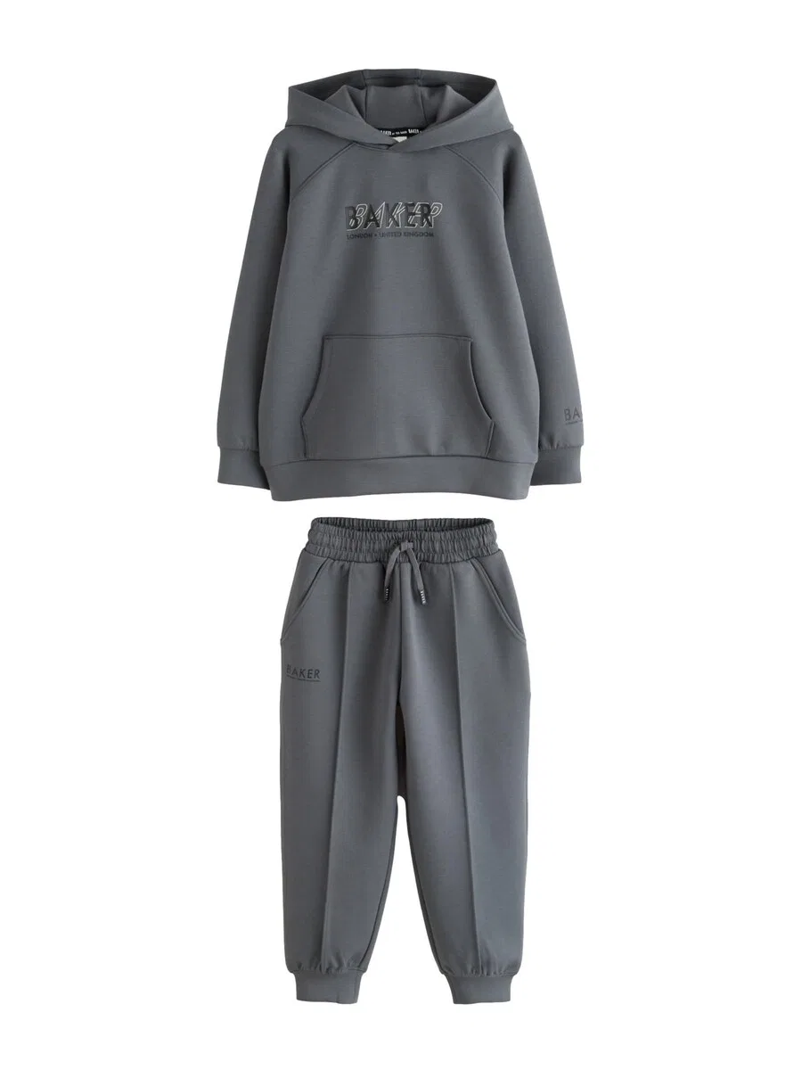 Спортивный костюм Baker by Ted Baker серого и антрацитового цвета