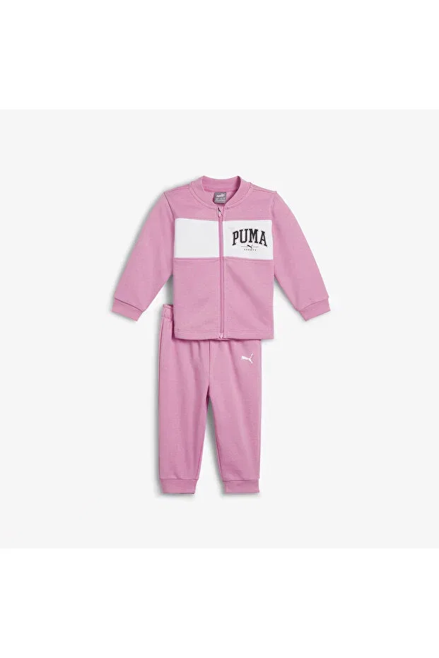 Детский комплект спортивного костюма для девочек с принтом Minicats Squad Puma, Pink