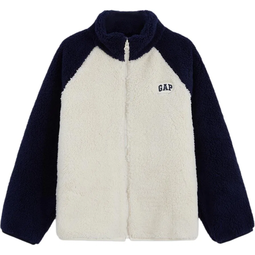 Детский свитшот с воротником-стойкой GAP, Blue White
