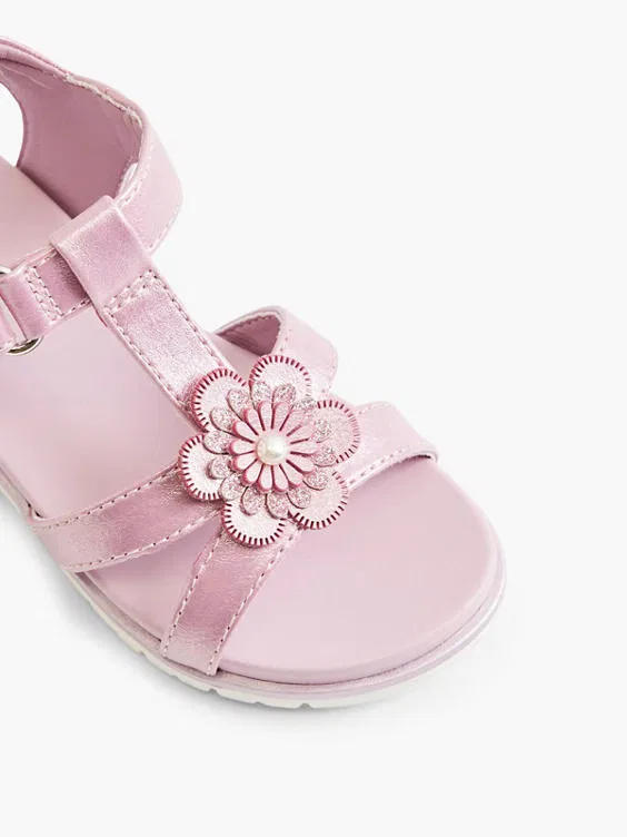 Детские сандалии с липучкой Cupcake Couture, розовый — фото 2