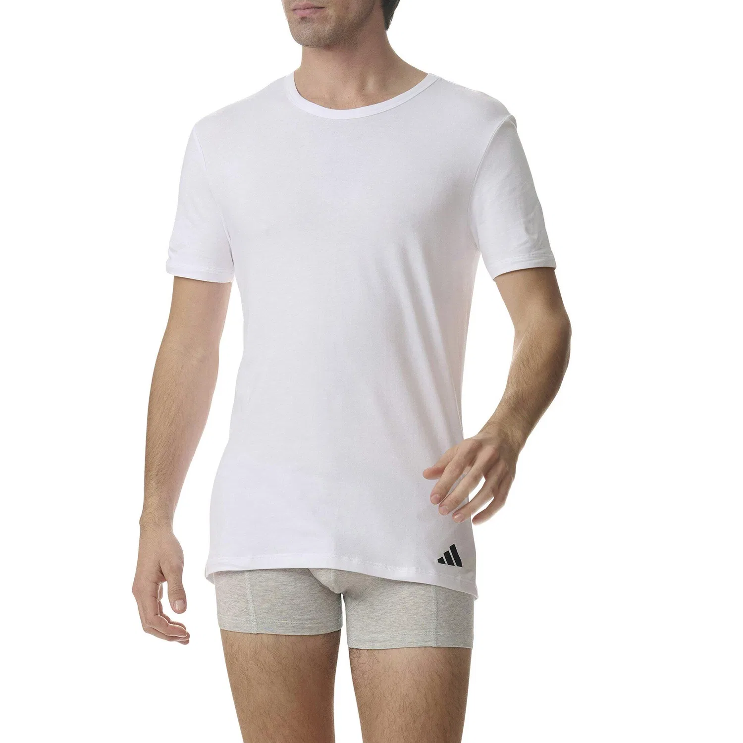 Мужская футболка с коротким рукавом Active Flex Cotton 4P Adidas, Weiss — фото 2
