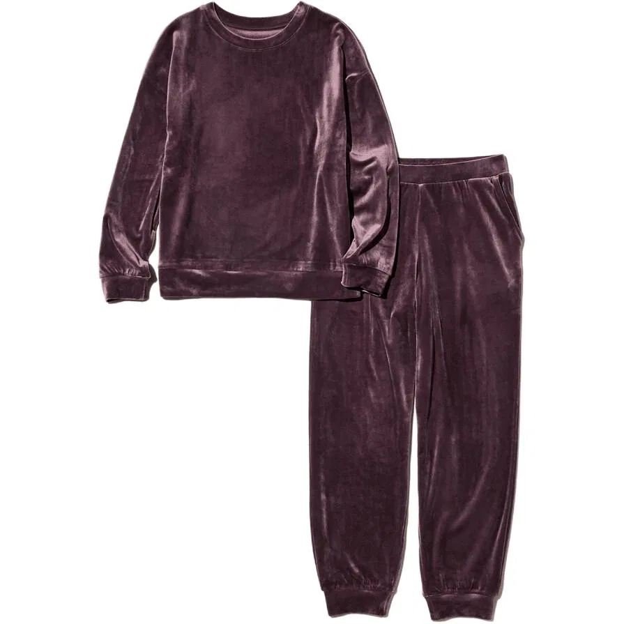 Женский костюм с круглым вырезом UNIQLO, Burgundy