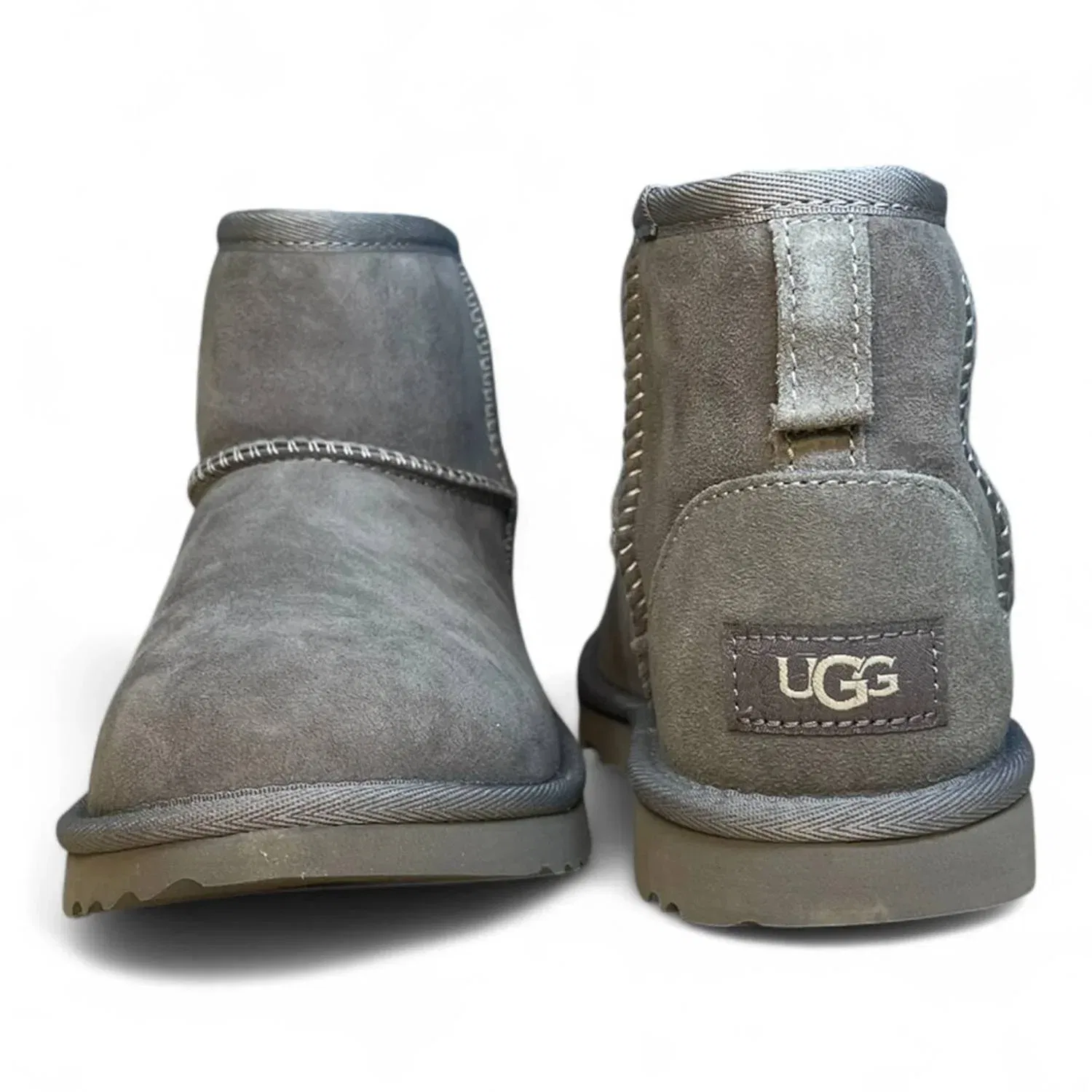 Детские зимние ботинки UGG Classic Mini II, серый — фото 4
