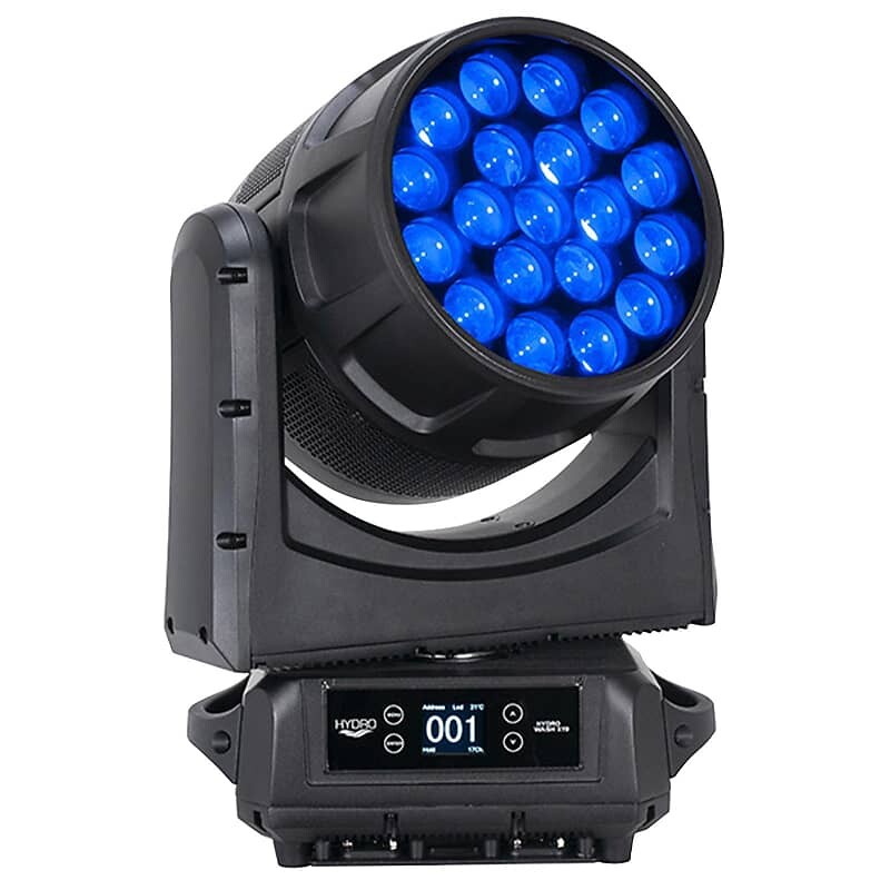 

American DJ Hydro Wash X19 RGBW 4-в-1 светодиодный светильник с подвижной головкой American DJ Hydro Wash X19 RGBW 4-in-1 LED Moving Head Wash Fixture