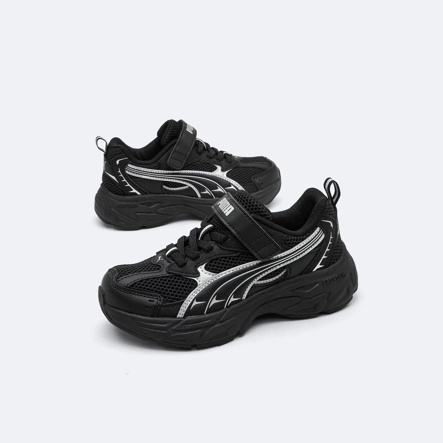 Детские кеды PUMA, Black — фото 3