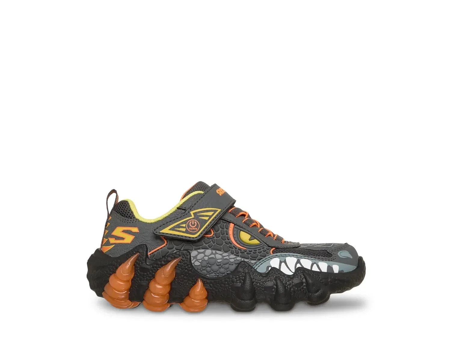 Кроссовки с подсветкой Skech-O-Saurus Light 2.0 Skechers, угольно-серый — фото 4